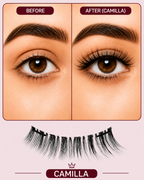 Camilla Magnetic Eyelashes – No Glue, Just Clamp | Reusable & Waterproof