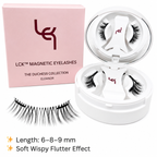 Eleanor Magnetic Eyelashes – No Glue, Just Clamp | Reusable & Waterproof