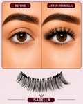 Isabella Magnetic Eyelashes – No Glue, Just Clamp | Reusable & Waterproof
