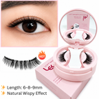 MJ17-Classic Magnetic Eyelashes – No Glue, Just Clamp | Reusable & Waterproof