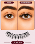 Octavia Magnetic Eyelashes – No Glue, Just Clamp | Reusable & Waterproof