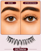 Octavia Magnetic Eyelashes – No Glue, Just Clamp | Reusable & Waterproof