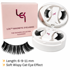 Alexandria Magnetic Eyelashes – No Glue, Just Clamp | Reusable & Waterproof
