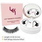 Beatrice Magnetic Eyelashes – No Glue, Just Clamp | Reusable & Waterproof